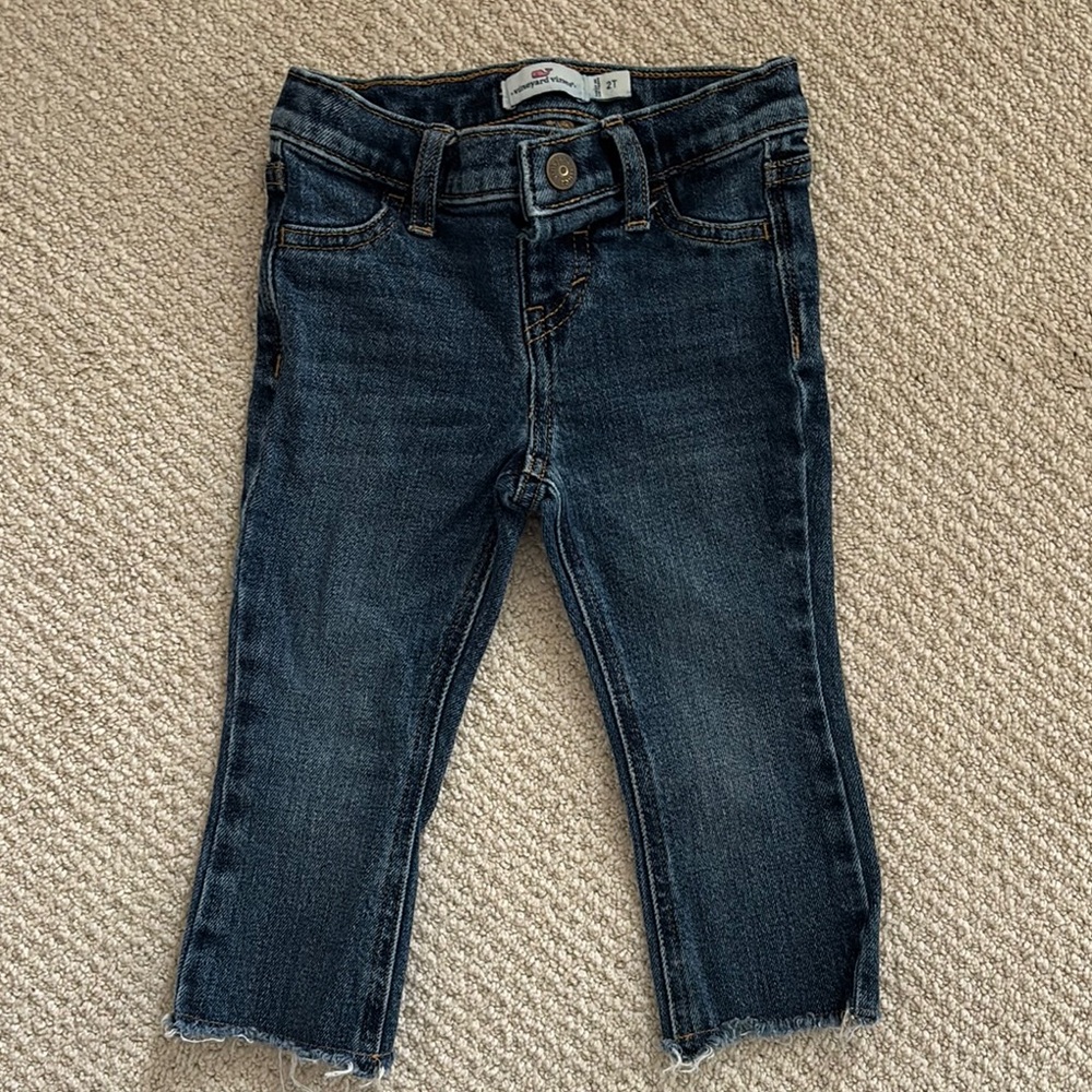 Vineyard Vines Blue Slim Fit Cropped Jeans